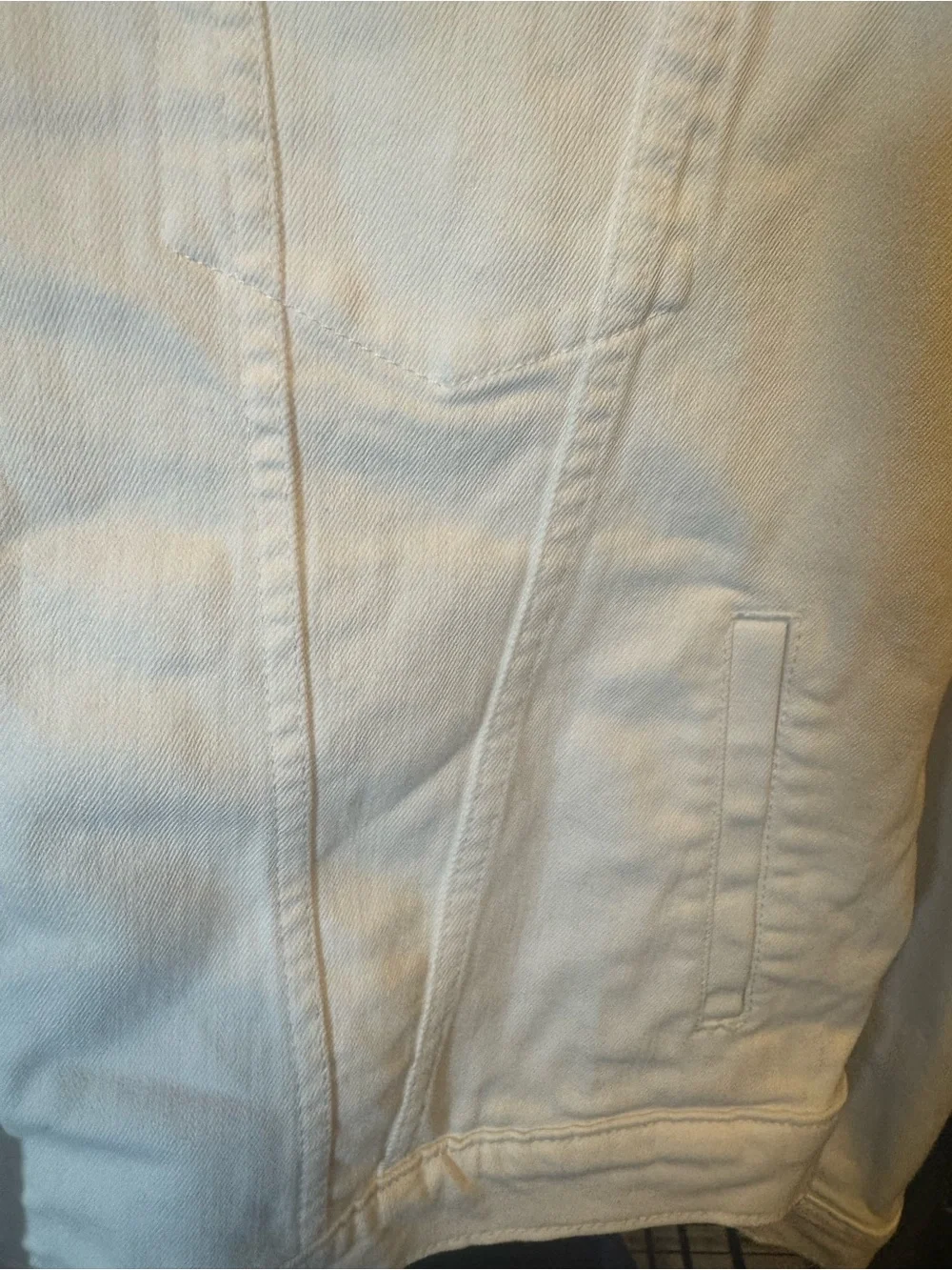 GAP Women's White Denim Jacket